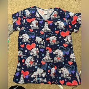 Disney Eeyore Scrub Top